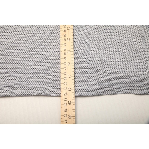 Carbon2Cobalt Shirt Mens XL Gray Short Sleeve Button Up Textured Knit Casual - Picture 8 of 9